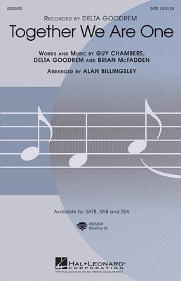 Together We Are One - Brian McFadden|Delta Goodrem|Guy Chambers - Alan Billingsley Hal Leonard ShowTrax CD CD