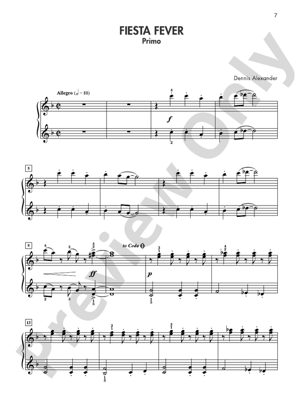 Just for Two, Book 2 - 1 Piano, 4 Hands (Digital Download)