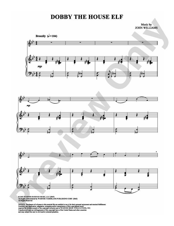 Dobby the House Elf (from Harry Potter) - DSM-PS-0003653 - Piano (Digital Download)