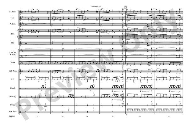 Do Ya Think I'm Sexy? – Marching Band Conductor Score & Parts (Digital Download)