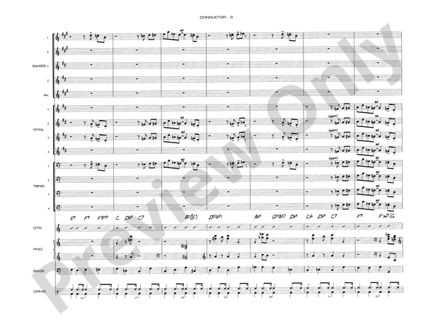Splanky (Arr. Calvin Custer) - Jazz Ensemble Conductor Score & Parts (Digital Download)
