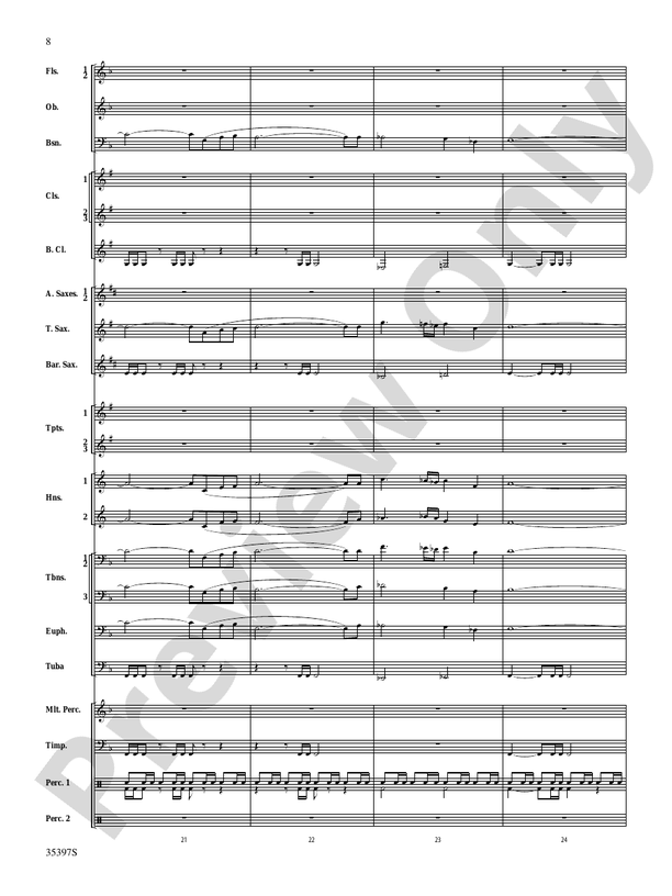Fuego del Alma - Concert Band Conductor Score & Parts (Digital Download)