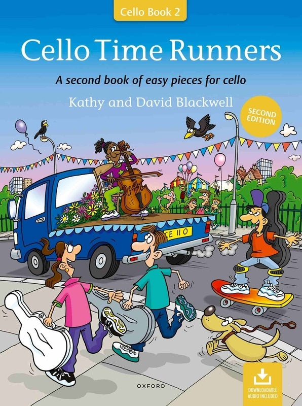 Cello Time Runners (Second Edition) Book/OLA - David & Kathy Blackwell - Oxford University Press