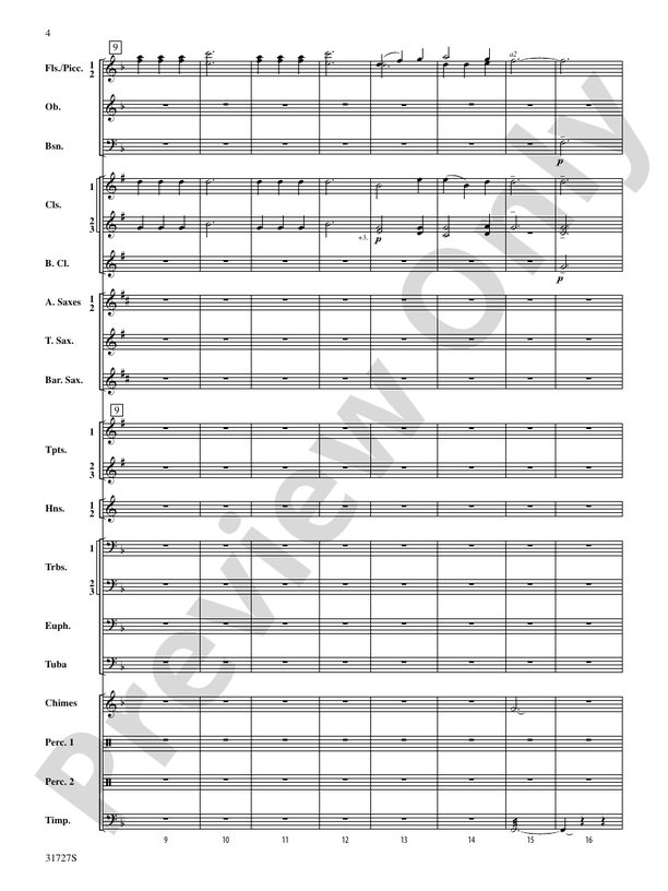 Magic Valley - Concert Band Conductor Score & Parts (Digital Download)