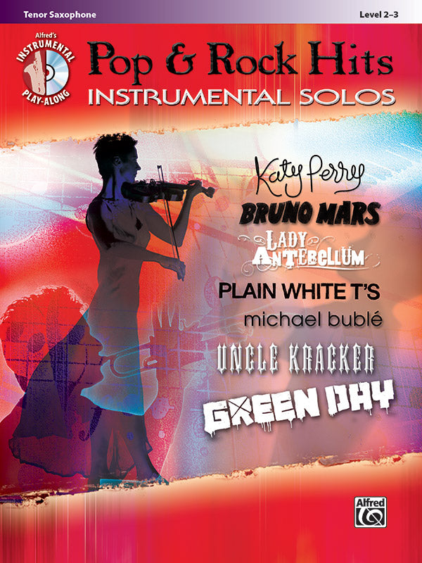 Pop & Rock Hits Inst Solos T/Sax Bk/Cd