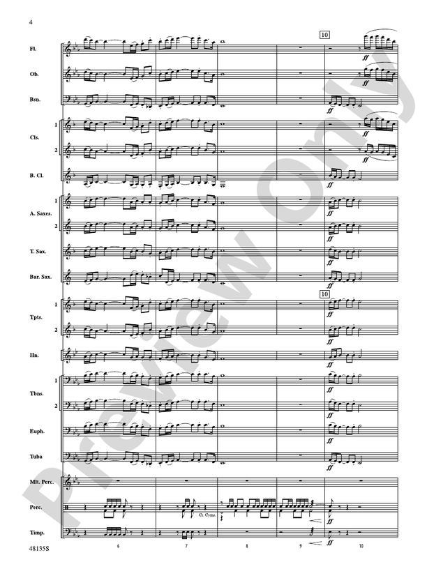 Silver Festival - Concert Band Conductor Score & Parts (Digital Download)