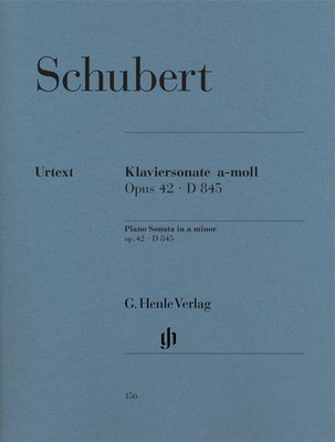Schubert - Piano Sonata AMin Op42 D845 - Piano Solo Henle HN156