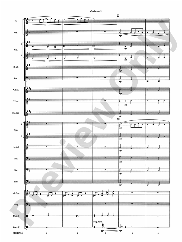Pavane (Pour Une Infante Defunte) - Concert Band Conductor Score & Parts (Digital Download)