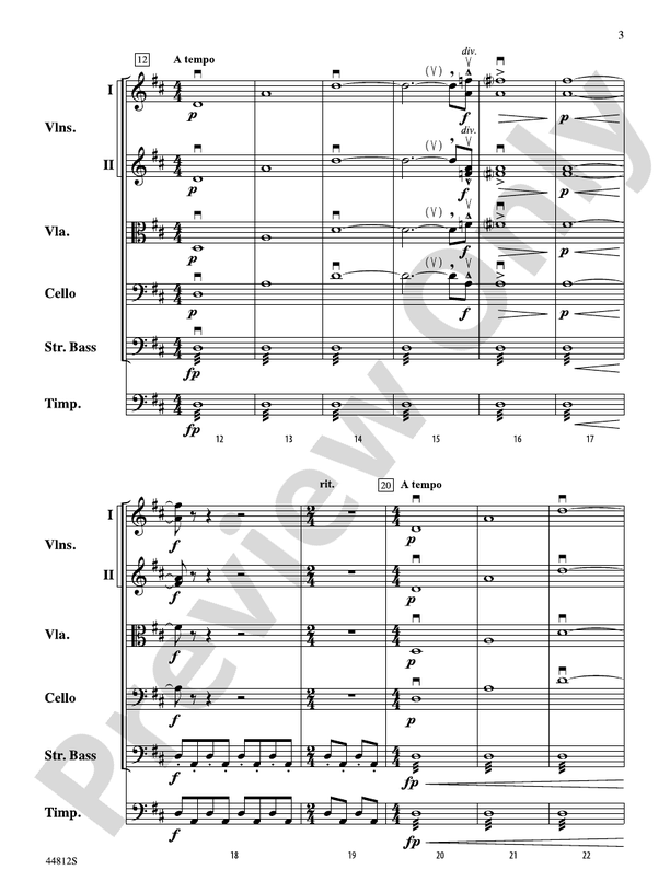 Also Sprach Zarathustra - String Orchestra Conductor Score & Parts (Digital Download)