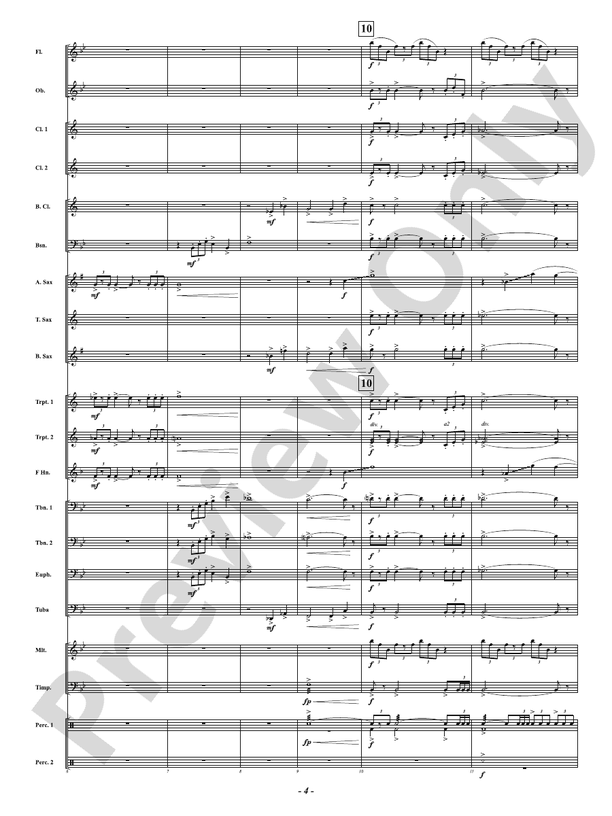 Enclave Fanfare - Concert Band Conductor Score & Parts (Digital Download)