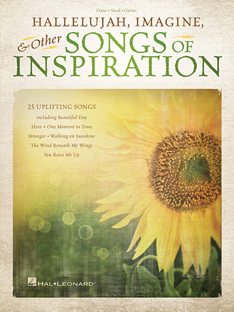 Hallelujah, Imagine & Other Songs of Inspiration - Piano/Vocal/Guitar PVG Hal Leonard 119638