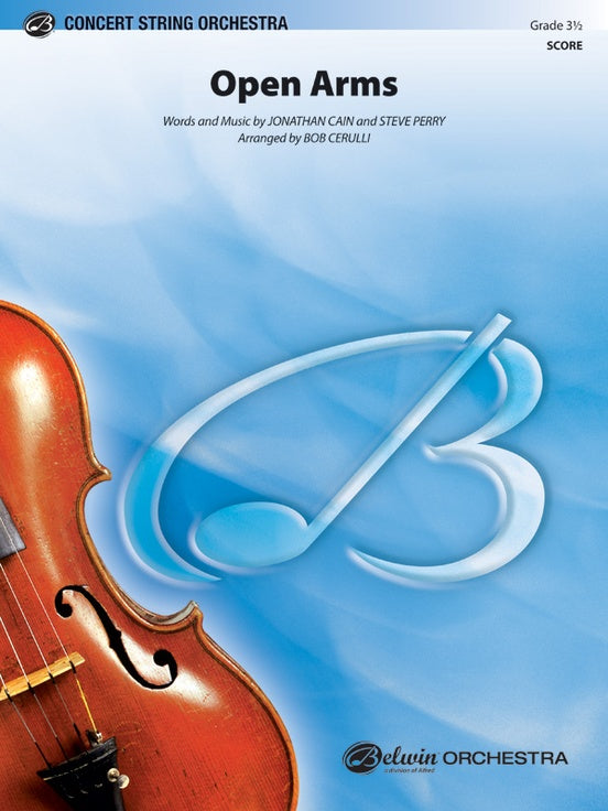 Open Arms – String Orchestra Conductor Score & Parts (Digital Download)