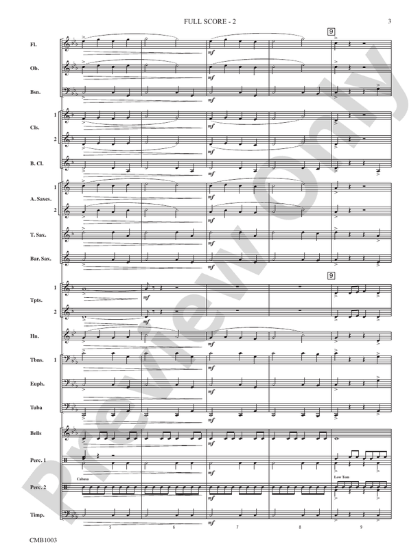 Distant Journeys - Concert Band Conductor Score & Parts (Digital Download)