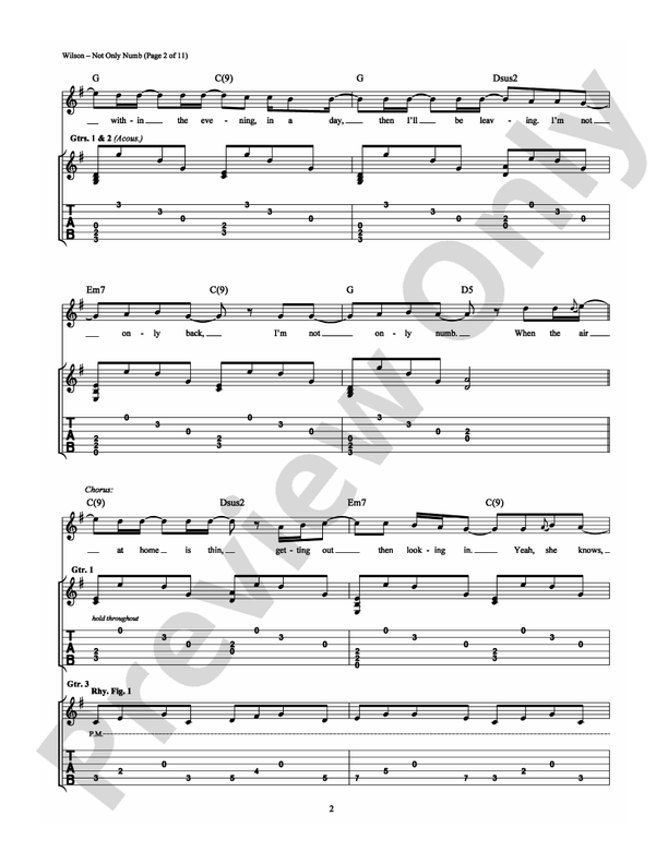 Not Only Numb - Guitar TAB (Digital Download)