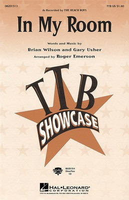 In My Room - Brian Wilson|Gary Usher - TTBB Roger Emerson Hal Leonard Choral Score Octavo