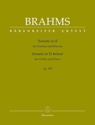 Violin Sonata in D Minor Op 108 Violin/Piano