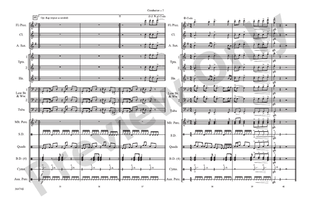 Winner – Marching Band Conductor Score & Parts (Digital Download)
