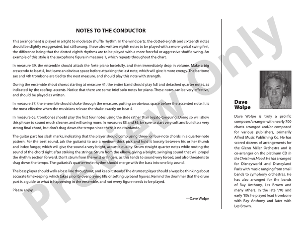 720 in the Books - Jazz Ensemble Conductor Score & Parts(Digital Download)