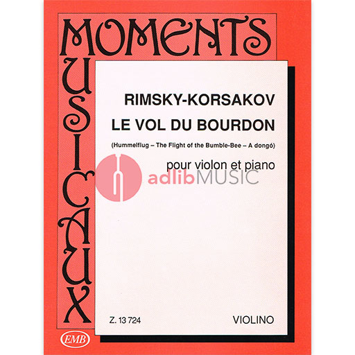FLIGHT OF THE BUMBLE BEE ARR PALLAGI FOR VLN/PNO - RIMSKY-KORSAKOV - VIOLIN - EMB