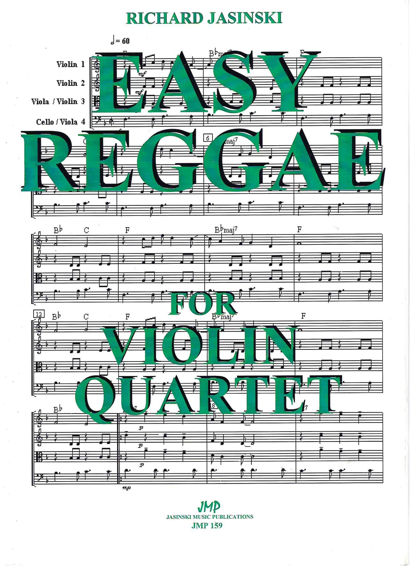 Jasinski - Easy Reggae - Violin Quartet Score/Parts JMP159