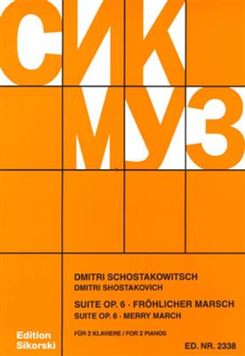 Shostakovich - Suite Op6 - 2 Pianos Sikorski SIK2338