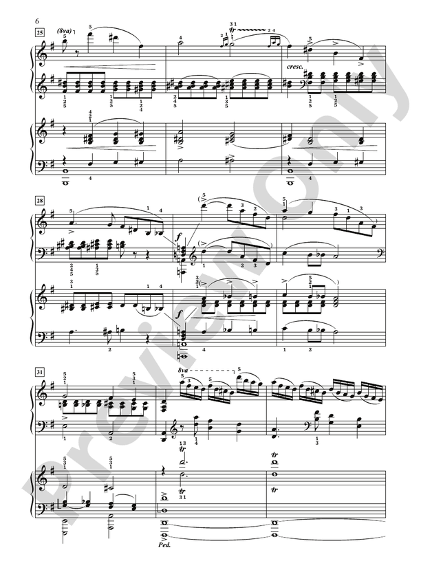 Chaminade - Le matin and Le soir (Morning and Evening), Opus 79 - 2 Pianos, 4 Hands (Digital Download)