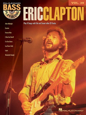 Eric Clapton - Bass Play-Along Volume 29 - Bass Guitar Hal Leonard Bass TAB with Lyrics & Chords /CD