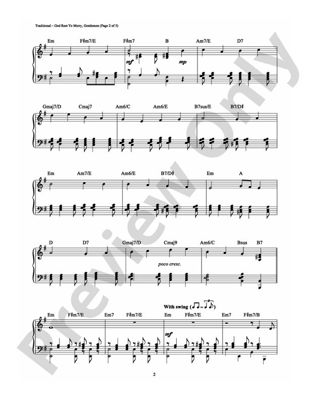 God Rest Ye Merry, Gentlemen - DSM-PS-0004413 - Piano (Digital Download)