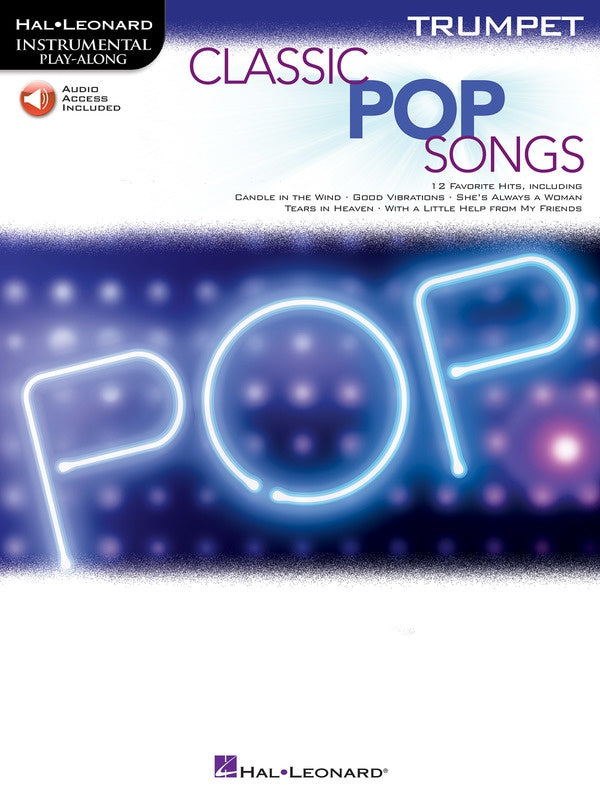 Classic Pop Songs For Trumpet Book/Audio Access Online - Trumpet - Hal Leonard