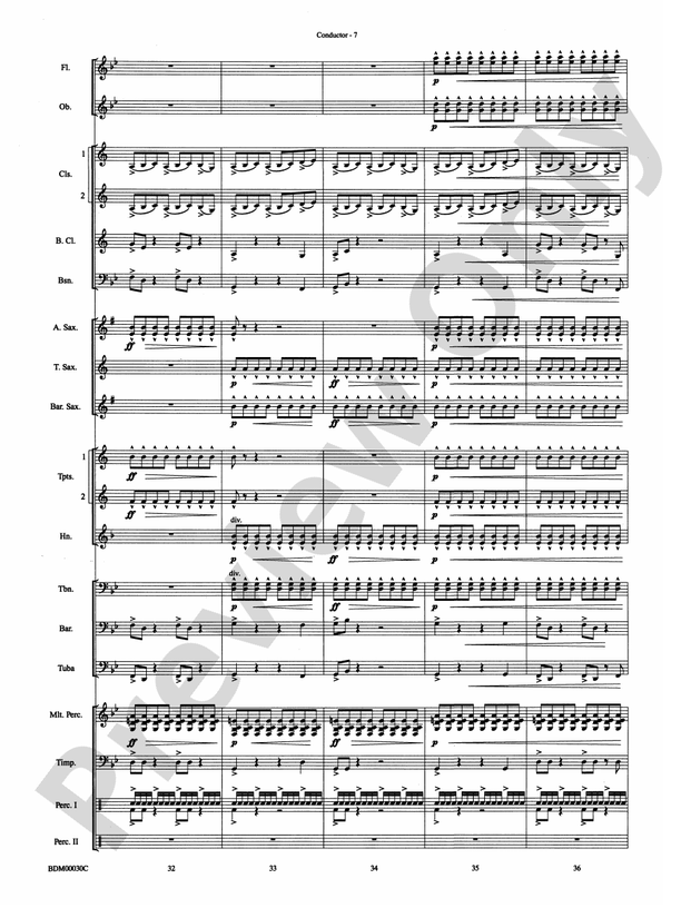 The Great Locomotive Chase - Concert Band Conductor Score & Parts (Digital Download)