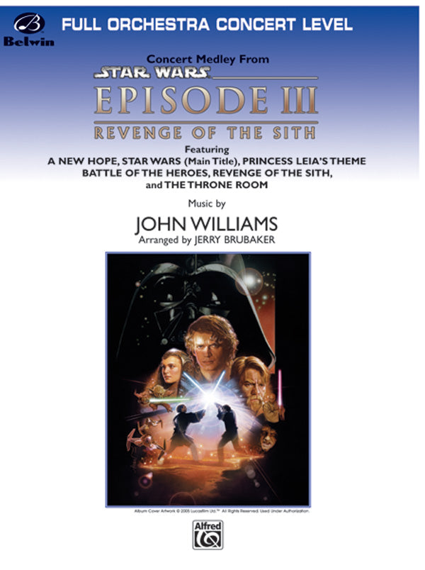 STAR WARS EPISODE 3 REVENGE OF THE SITH WILLIAMS JOHN