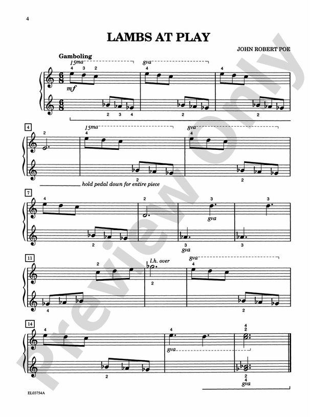 Pedal Pushers: 14 pieces to play with pedal - Piano (Digital Download)