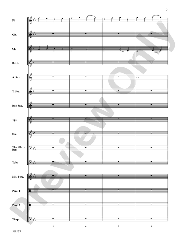The Raven - Concert Band Conductor Score & Parts(Digital Download)
