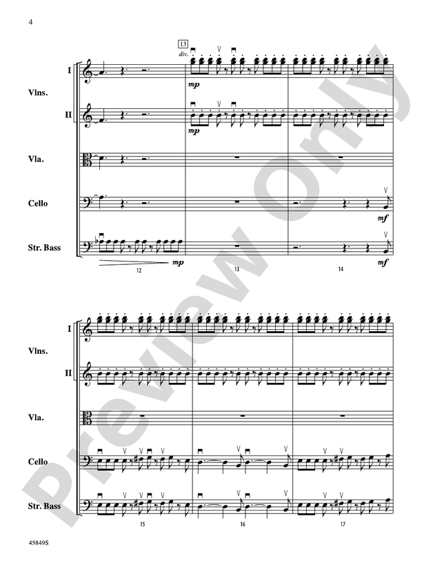 American Salute - String Orchestra Conductor Score & Parts (Digital Download)