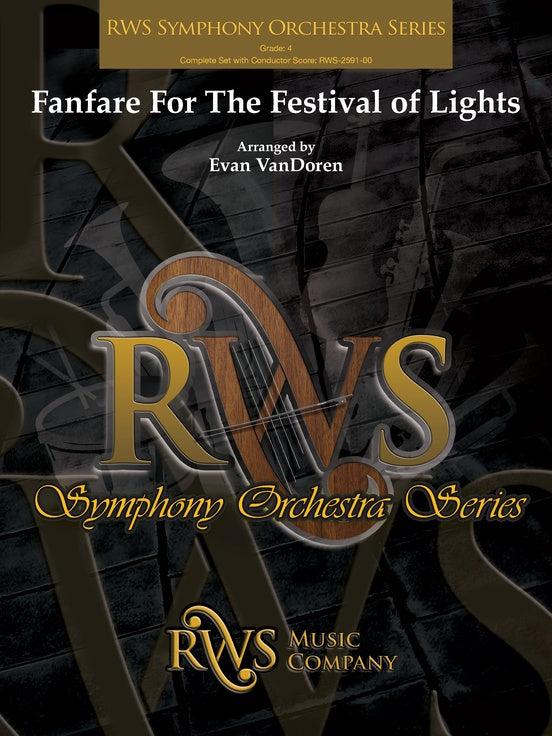 Fanfare For The Festival of Lights - Full Orchestra Conductor Score & Parts (Digital Download)