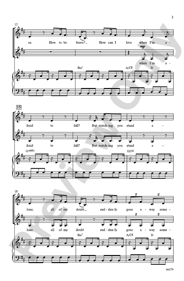 A Thousand Years - SSA Choral Octavo (Digital Download)