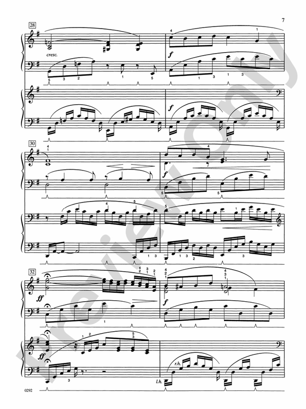 Concerto #1 in A Minor - 2 Pianos, 4 Hands (Digital Download)