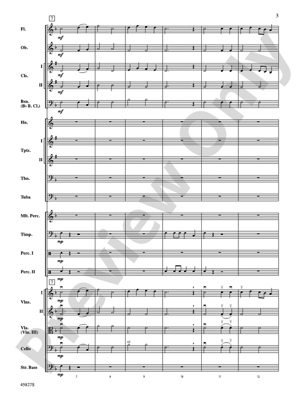 Chester – Full Orchestra Conductor Score & Parts (Digital Download)