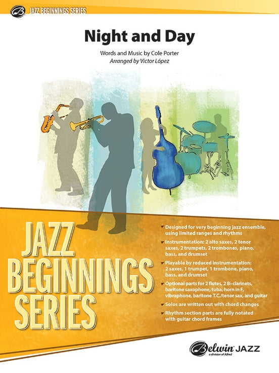 Night and Day (Jazz Beginnings Series) – Jazz Ensemble Conductor Score & Parts (Digital Download)
