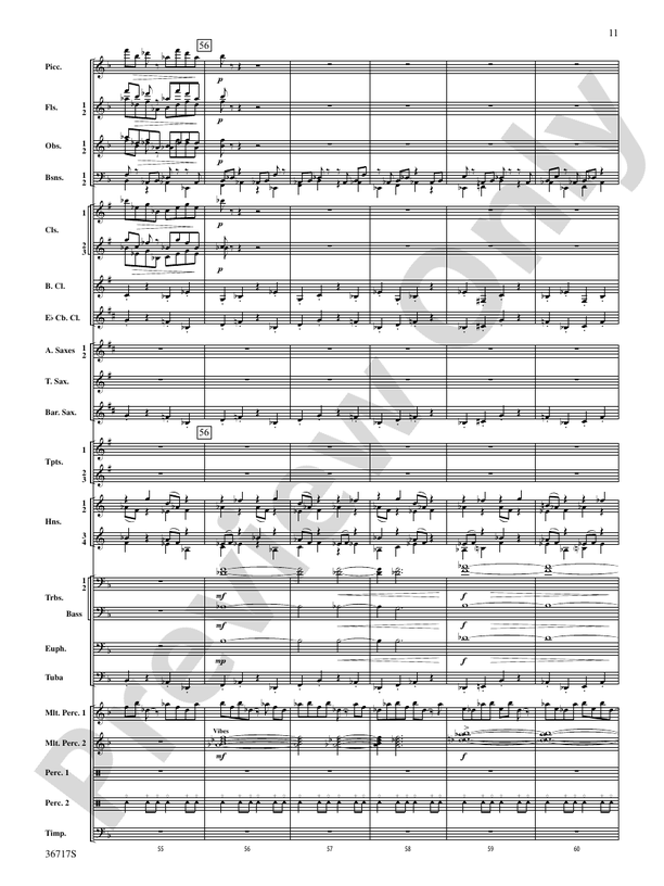 Sparkle - Concert Band Conductor Score & Parts (Digital Download)