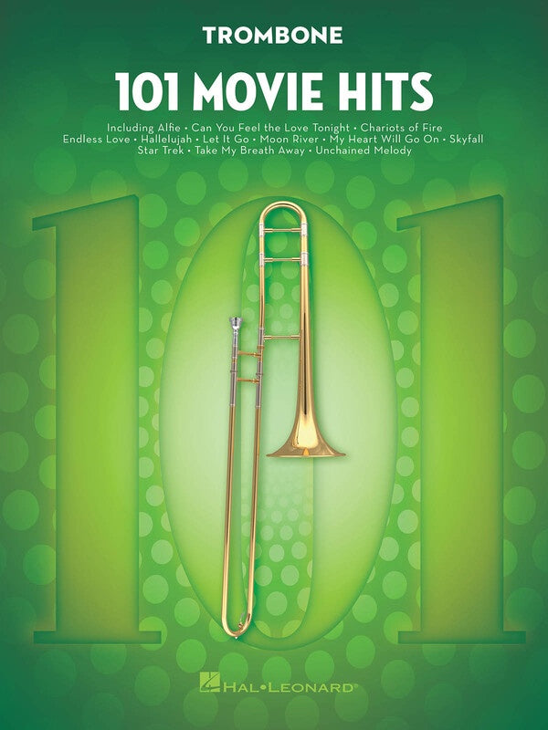 101 Movie Hits - Trombone Solo - Hal Leonard 158093