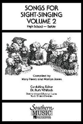 Songs for Sight SingingÅæ- Volume 2 - High School Edition SSA Book - Bobby Siltman - SSA Marilyn Jones|Mary Henry Southern Music Co. Choral Score Octavo