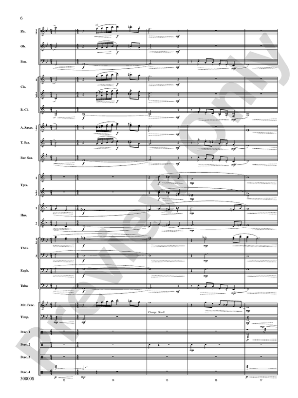 Quatre Fantasie - Concert Band Conductor Score & Parts (Digital Download)