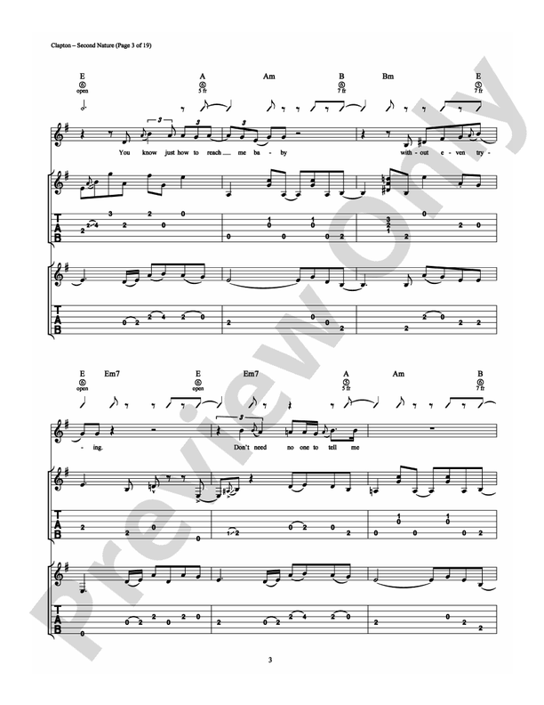 Second Nature - Guitar TAB (Digital Download)