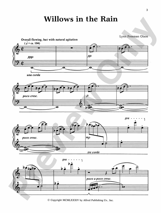 Willows in the Rain - Piano (Digital Download)