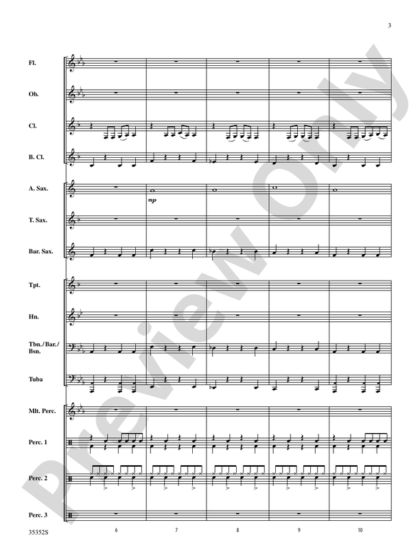 Firework - Concert Band Conductor Score & Parts (Digital Download)