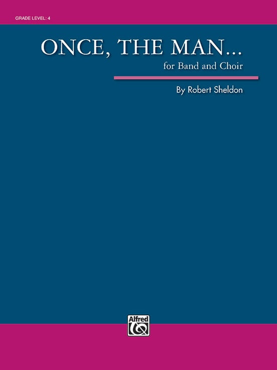 Once, the Man... - Concert Band Conductor Score & Parts (Digital Download)