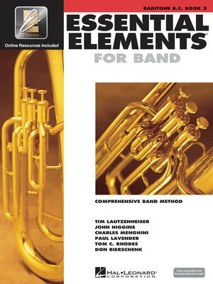 Essential Elements for Band Book 2 - Baritone or Euphonium Bass Clef/EEi Online Resources by Menghini/Bierschenk/Higgins/Lavender/Lautzenheiser/Rhodes Hal Leonard 862600