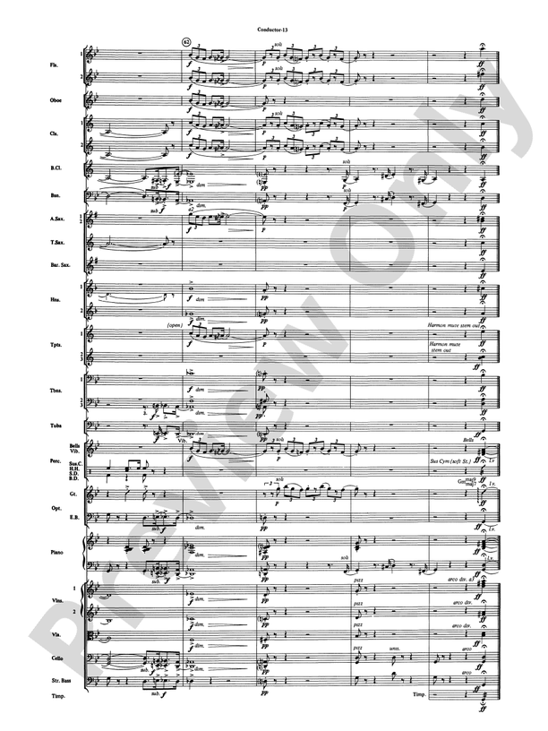 The Pink Panther (Grade 3.5) - Full Orchestra Conductor Score & Parts (Digital Download)