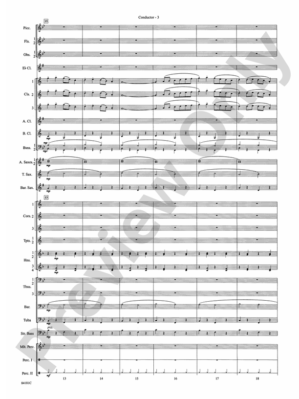 Sleigh Ride (Grade 4) - Concert Band Conductor Score & Parts (Digital Download)